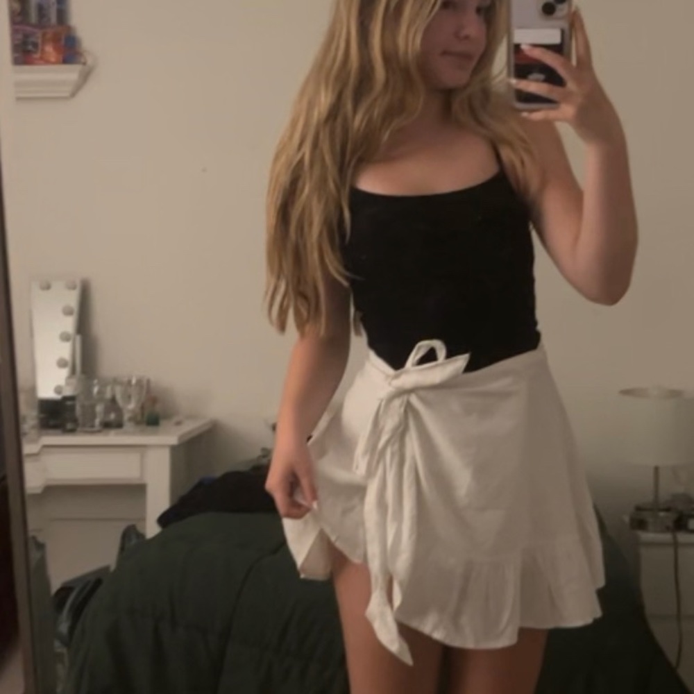 Aerie Mini Wrap Skirt NWT